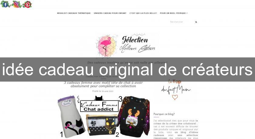 idée cadeau original de créateurs