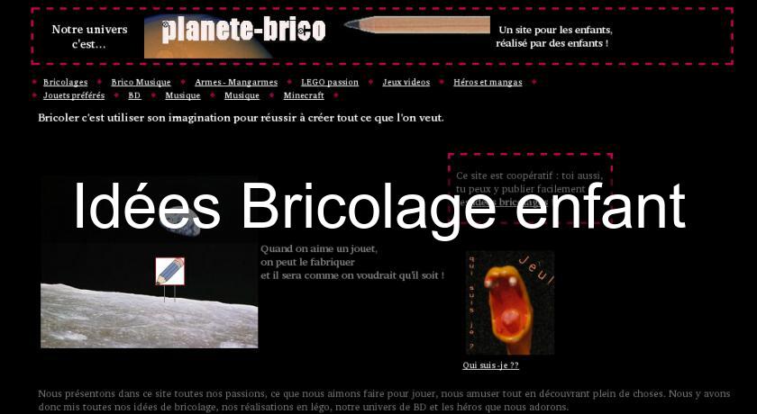 Idées Bricolage enfant Idées Bricolage enfant