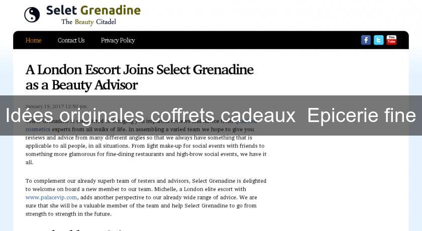Idées originales coffrets cadeaux Epicerie fine Idées originales coffrets cadeaux Epicerie fine