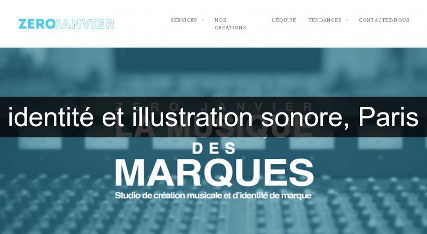 identité et illustration sonore, Paris identité et illustration sonore, Paris