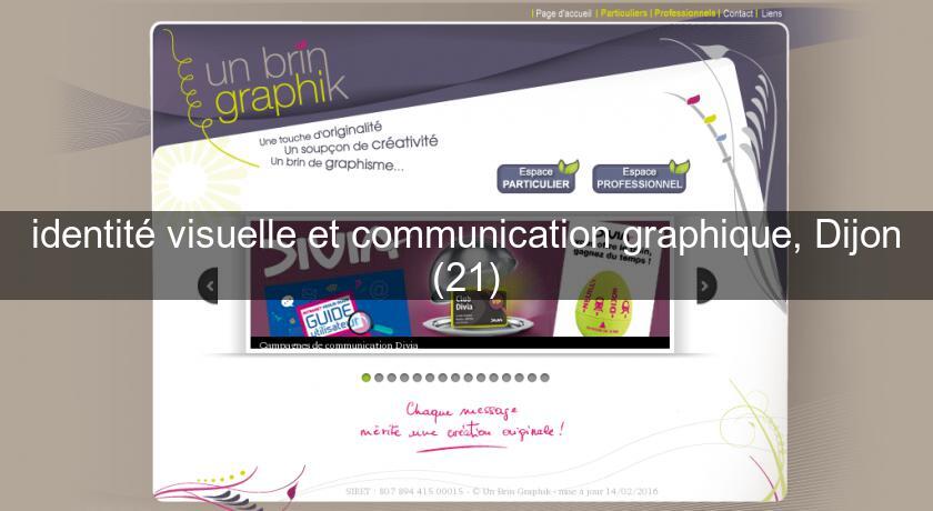 identité visuelle et communication graphique, Dijon (21)