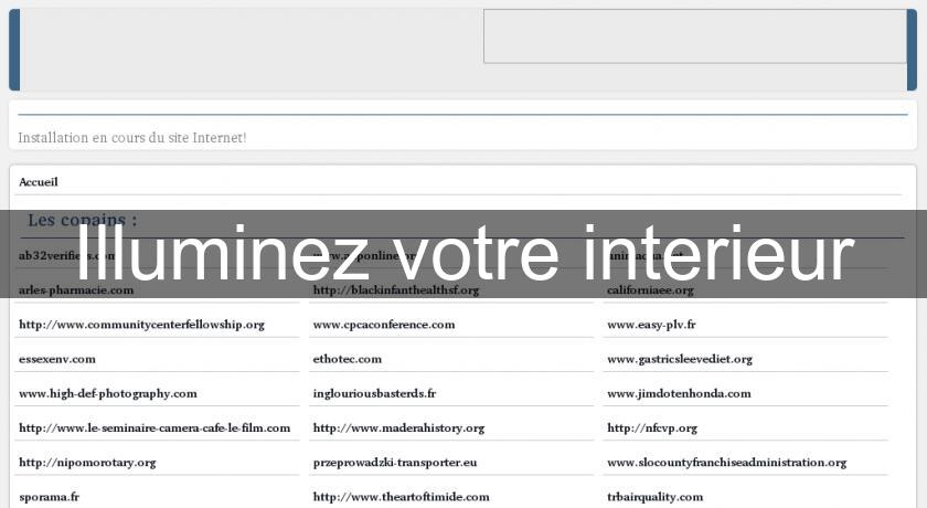 Illuminez votre interieur