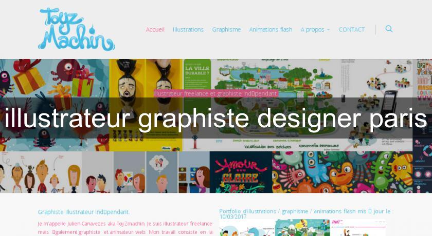 illustrateur graphiste designer paris