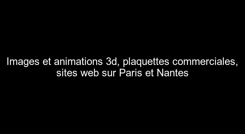 Images et animations 3d, plaquettes commerciales, sites web sur Paris et Nantes