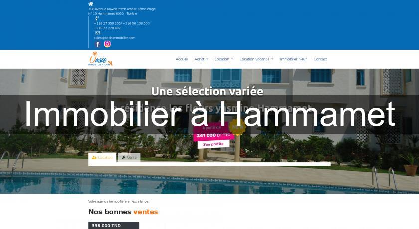 Immobilier à Hammamet Immobilier à Hammamet