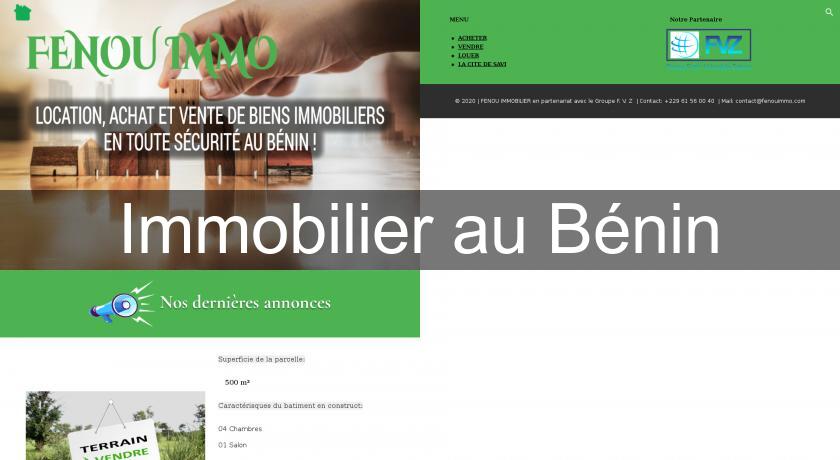 Immobilier au Bénin