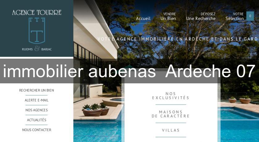 immobilier aubenas  Ardeche 07