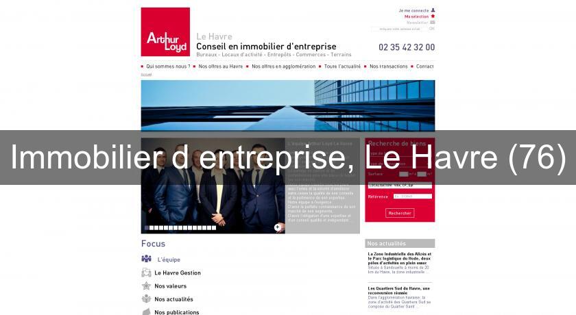 Immobilier d'entreprise, Le Havre (76)