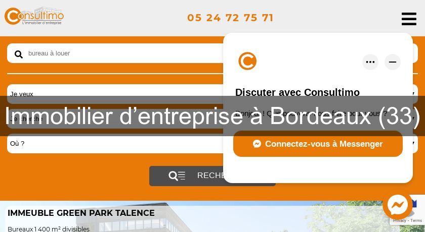 Immobilier d’entreprise à Bordeaux (33)