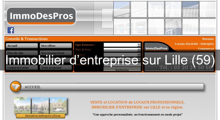 Immobilier d’entreprise sur Lille (59) Immobilier d’entreprise sur Lille (59)