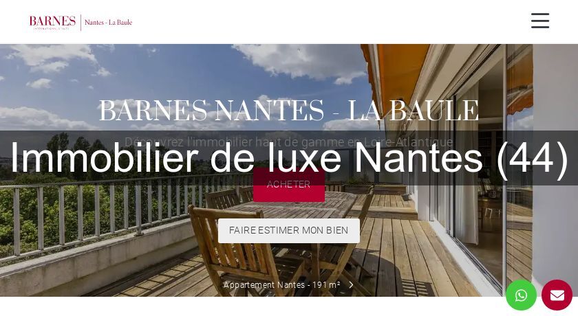 Immobilier de luxe Nantes (44)