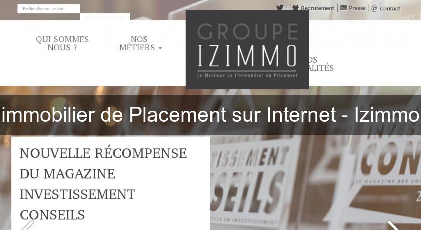 immobilier de Placement sur Internet - Izimmo