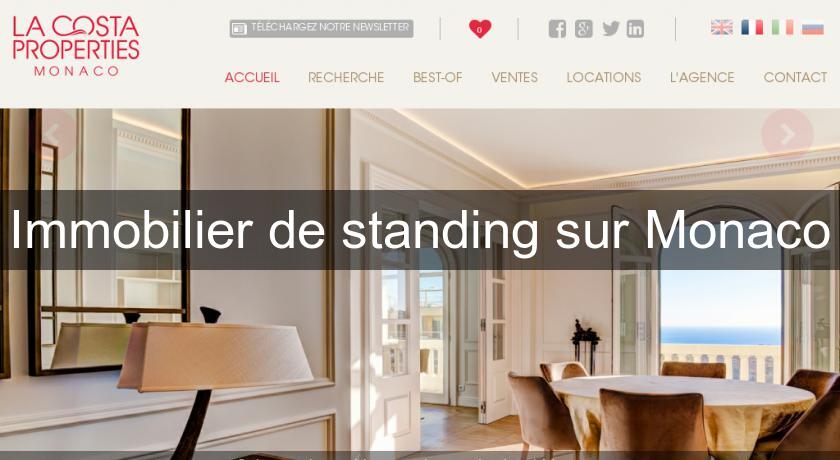 Immobilier de standing sur Monaco