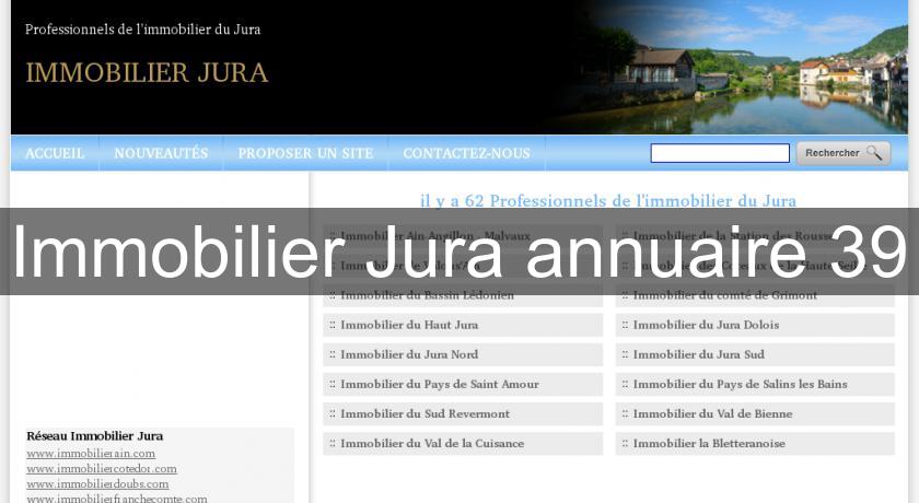 Immobilier Jura annuaire 39