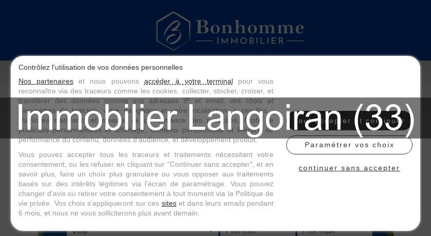 Immobilier Langoiran (33) Immobilier Langoiran (33)