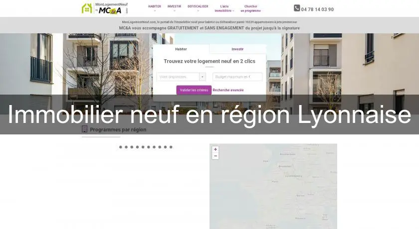 Immobilier neuf en région Lyonnaise