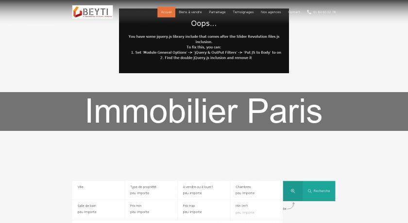 Immobilier Paris