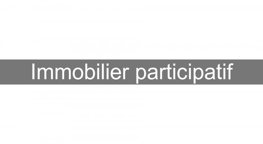 Immobilier participatif Immobilier participatif