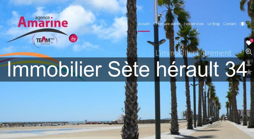 Immobilier Sète hérault 34