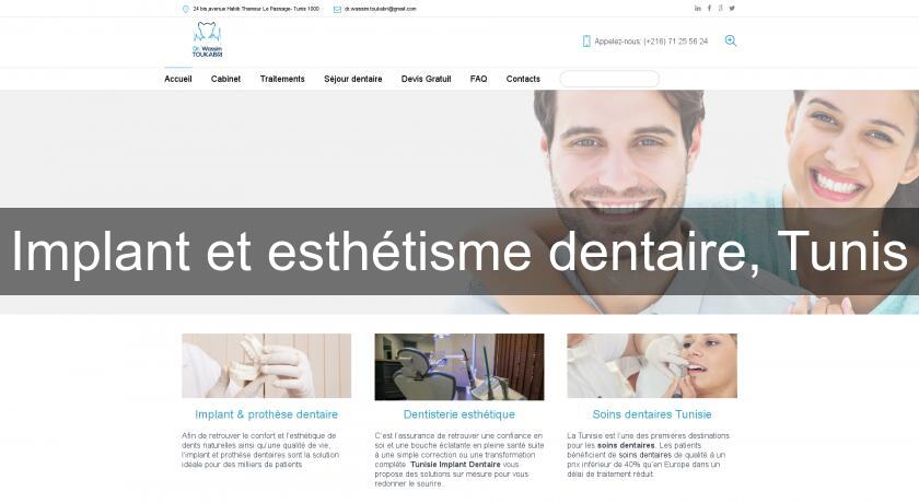 Implant et esthétisme dentaire, Tunis Implant et esthétisme dentaire, Tunis