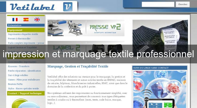 impression et marquage textile professionnel