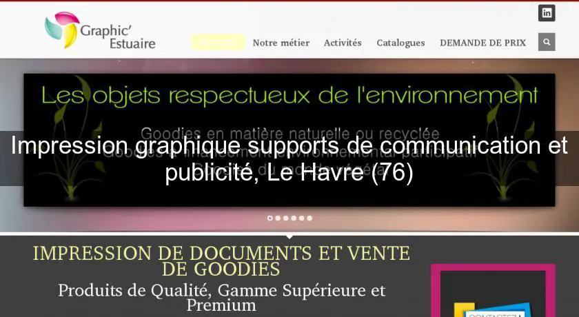 Impression graphique supports de communication et publicité, Le Havre (76)