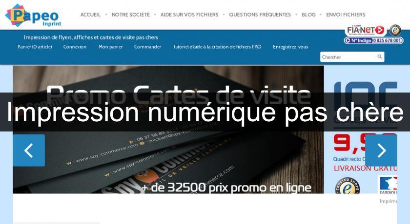 Impression numérique pas chère Impression numérique pas chère