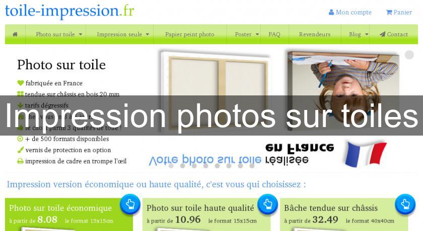 Impression photos sur toiles Impression photos sur toiles