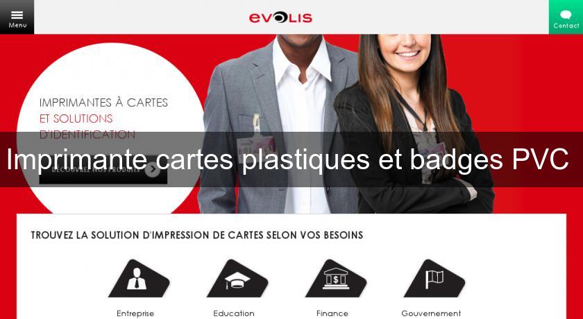 Imprimante cartes plastiques et badges PVC Imprimante cartes plastiques et badges PVC