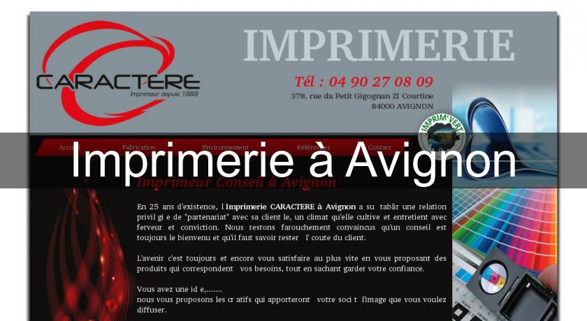 Imprimerie à Avignon Imprimerie à Avignon