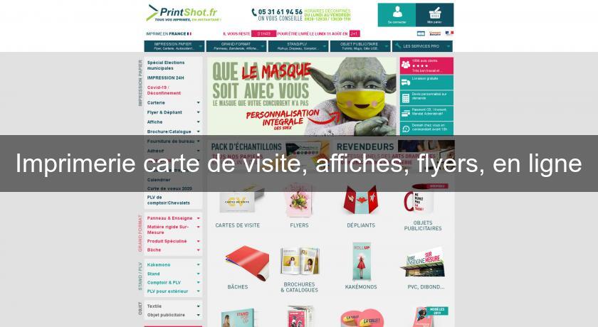 Imprimerie carte de visite, affiches, flyers, en ligne Imprimerie carte de visite, affiches, flyers, en ligne