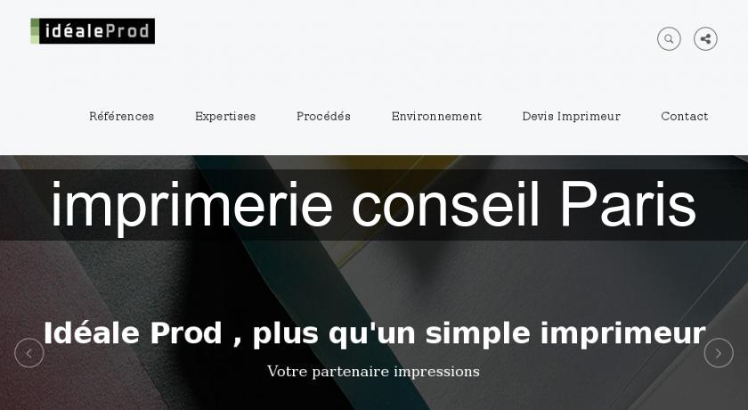 imprimerie conseil Paris imprimerie conseil Paris