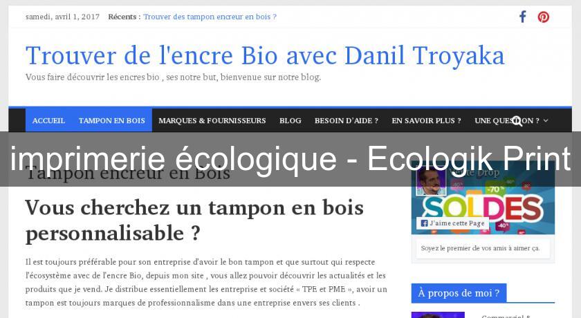 imprimerie écologique - Ecologik Print