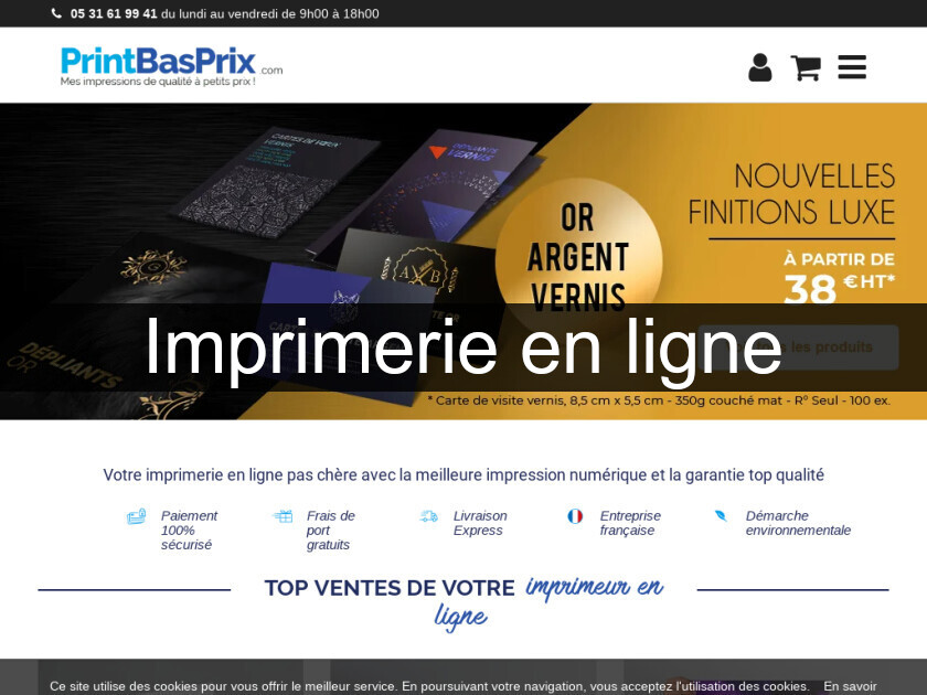 Imprimerie en ligne