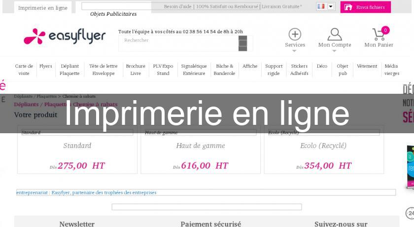Imprimerie en ligne Imprimerie en ligne
