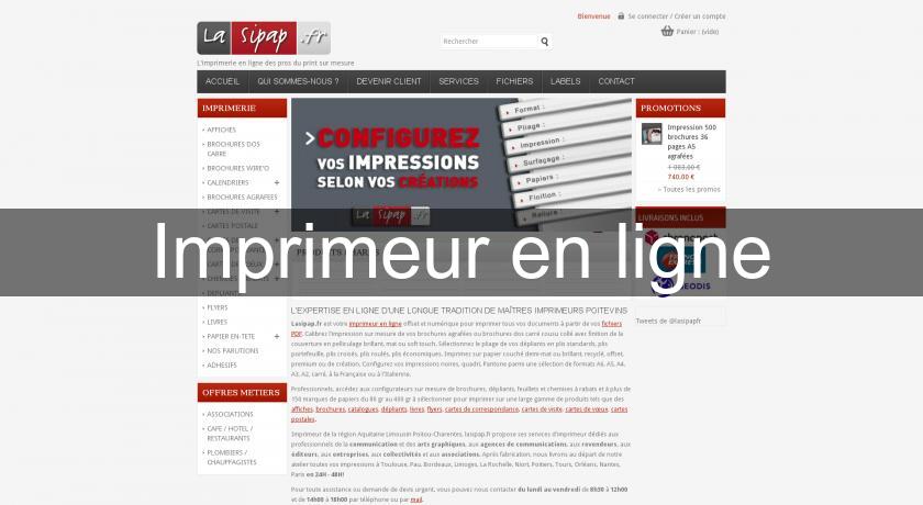 Imprimeur en ligne Imprimeur en ligne