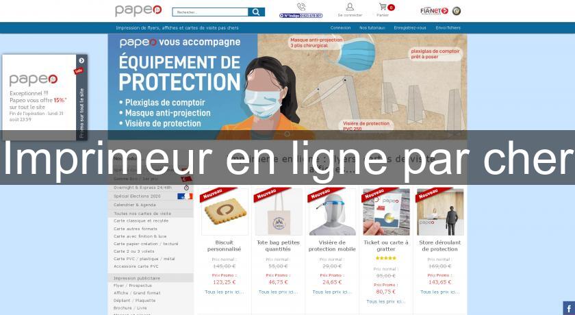 Imprimeur en ligne par cher