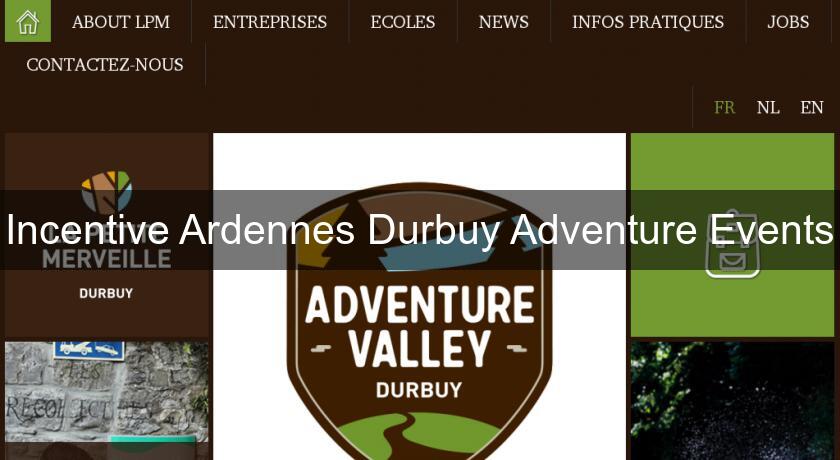 Incentive Ardennes Durbuy Adventure Events