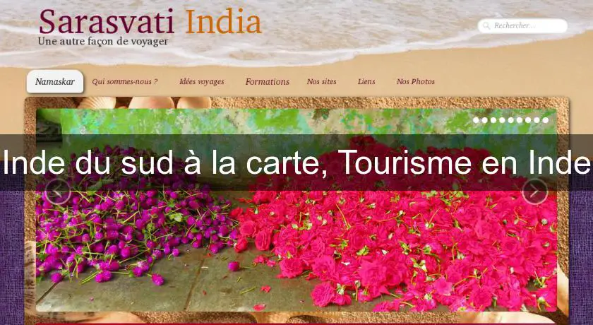 Inde du sud à la carte, Tourisme en Inde