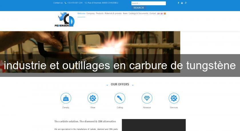 industrie et outillages en carbure de tungstène