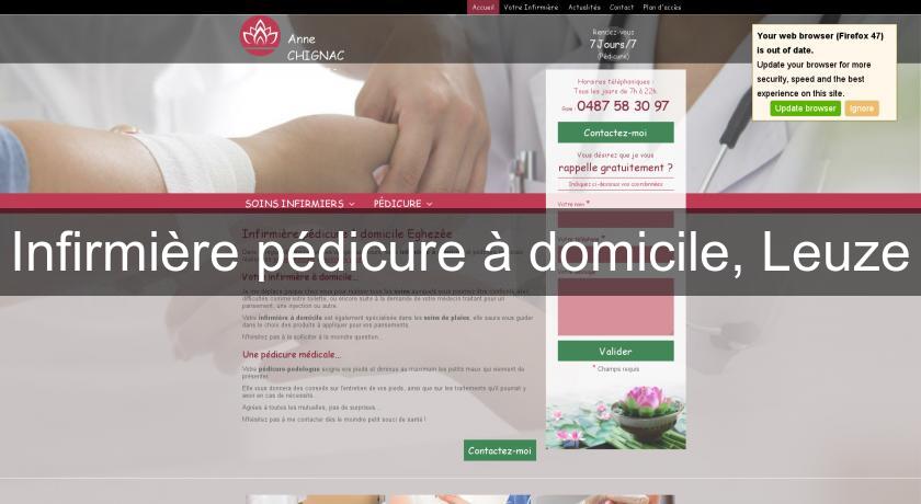 Infirmière pédicure à domicile, Leuze