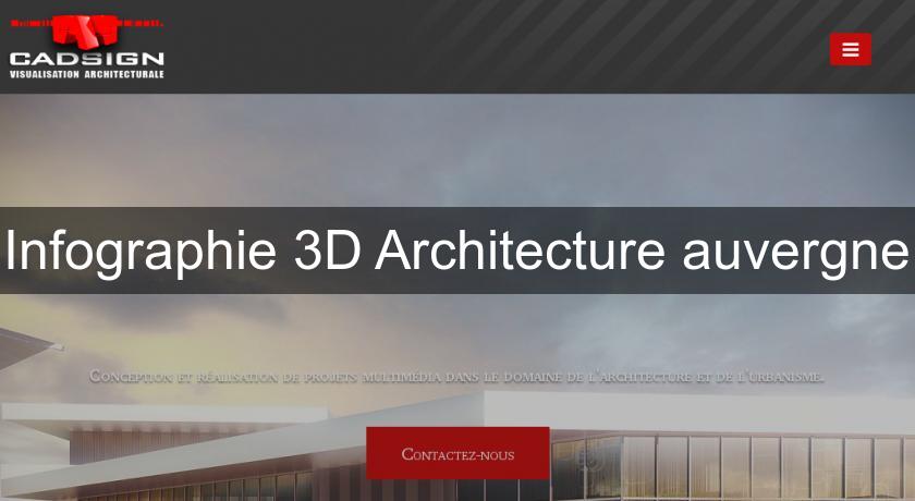 Infographie 3D Architecture auvergne