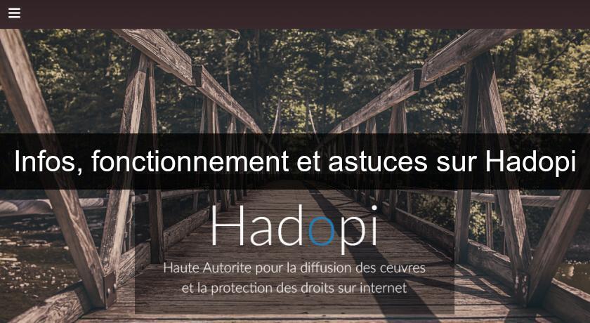 Infos, fonctionnement et astuces sur Hadopi Infos, fonctionnement et astuces sur Hadopi