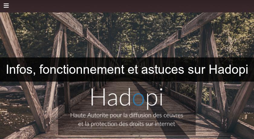 Infos, fonctionnement et astuces sur Hadopi