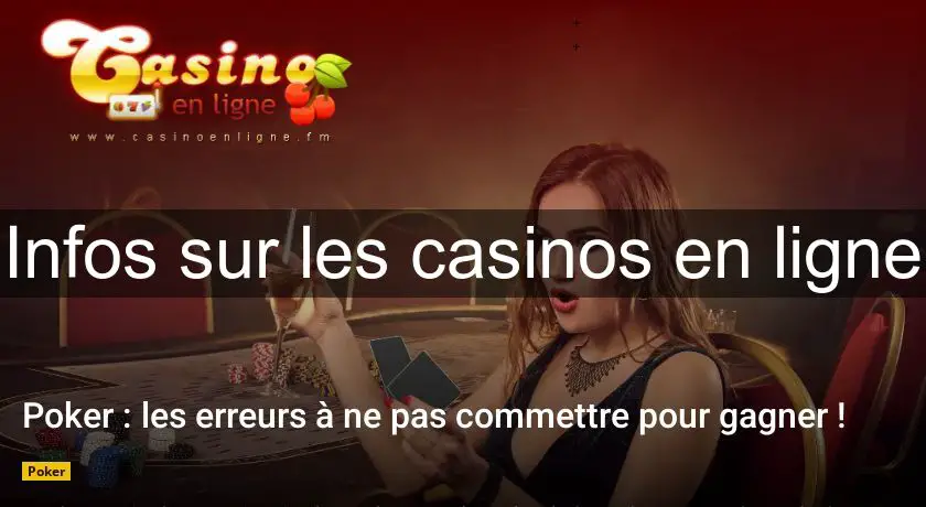 Infos sur les casinos en ligne