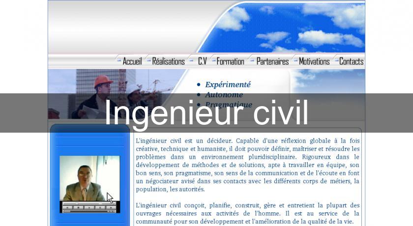 Ingenieur civil Ingenieur civil