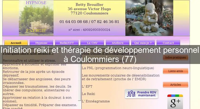 Initiation reiki et thérapie de développement personnel à Coulommiers (77)