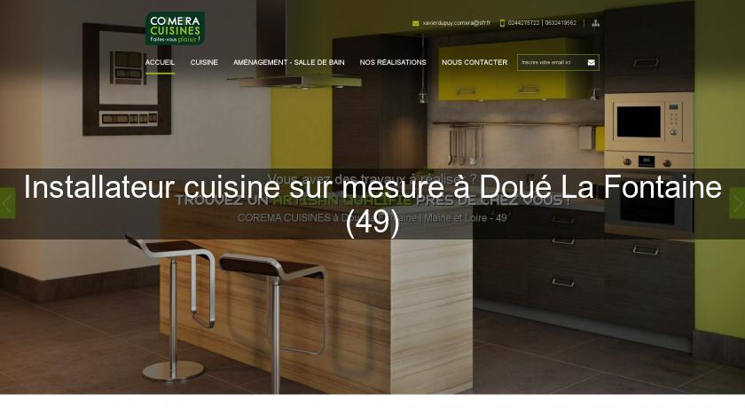 Installateur cuisine sur mesure à Doué La Fontaine (49)