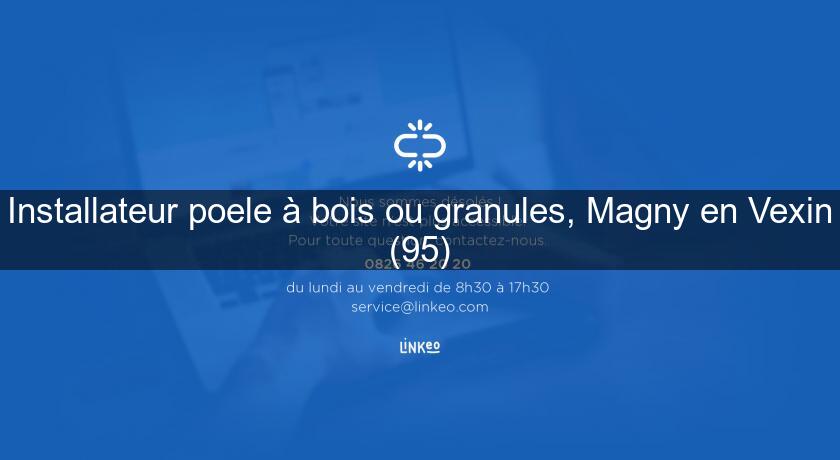 Installateur poele à bois ou granules, Magny en Vexin (95)