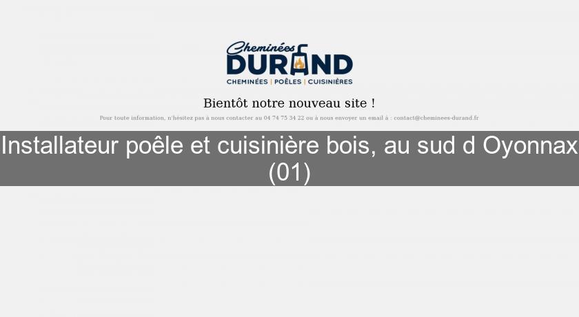 Installateur poêle et cuisinière bois, au sud d'Oyonnax (01)